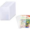SEMINISMAR Copertine per quaderni A4 trasparenti,Copertine per quaderno in plastica A4,Copertine Per Quaderno,Copertine Libri Scolastici,Copertina Del Libro Trasparente,Copertine Trasparenti Per Quaderni,8 PCS
