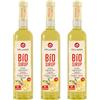 HÖLLINGER - JUST LOVING NATURE Sciroppo di zenzero biologico Höllinger - Organic Ginger Syrup, Vegan, 3x500ml Glass Bottle, Fresh and Spicy with Lemon Note