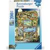 Ravensburger Puzzle per bambini Ravensburger - 12000866 rettili sullo scaffale - Puzzle XXL da 200 pezzi per bambini dagli 8 anni in su