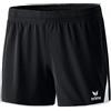 Erima 5-Cubes - Pantaloncini da Donna, Donna, Shorts 5-Cubes, Nero/Bianco, 40