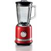 Ariete Frullatore Moderna 585 Rosso 1000W 1.5L 4 Velocità Ciotola in Vetro