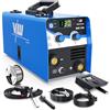 VECTOR WELDING ‎VECTOR WELDING 130A Saldatrice a Filo Continuo 2 in 1 Saldatrice MIG No Gas Digitale Portatile DC 230V con Universale MMA MAG