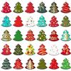 MORCART, 30 simpatiche calamite decorative da frigorifero per Natale, ideali per lavagnette magnetiche, lavagne bianche, cucina, aule, ufficio, cabina, regali divertenti per adulti e bambini