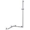 Keuco Plan Care asta saliscendi, con maniglia di sostegno, 34908016411, Plan Care cromo [Rubinetteria Bagno > Doccette / Supporti]