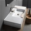 Scarabeo Teorema 2.0 lavabo sospeso, 5124BK, Teorema 2.0 bianco [Lavabi > Lavabi Sospesi]