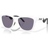 Oakley Occhiali Oakley Frogskins hybrid bianco opaco lenti prizm grey
