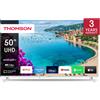 Thomson Smart TV 50 Pollici 4K Ultra HD Display LED Sistema Google TV con Google Assistant colore Bianco - 50UA5S13W