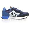 SUN68 Jaki Solid Sneaker - Uomo - Blue Navy