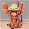 Disney Stitch Crashes Pinocchio Peluche + Spilla Badge Set Giappone