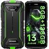 DOOGEE S41 Plus (2024) Rugged Smartphone Android 13, 8GB + 128GB/1TB Telefono Indistruttibile, 6300mAh, 5.5" Schermo, 13MP + 8MP, IP68 Impermeabile Cellulare Antiurto/Dual SIM 4G/Face ID/NFC/OTG/GPS