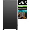 Workstation Computer Wks585 Amd Ryzen 9 9900X (12 Core) 32GB DDR5 SSD 1 Tera Byte Samsung 990 Pro Geforce RTX 5070 Ti 16GB Wifi Ac Windows 11 Professional