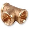 Ottone Tee di riduzione 3/4 x 1/2 x 3/4 pollici OT131002
