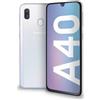 SAMSUNG - Galaxy A40 Bianco 64 GB 4G / LTE Dual Sim Display 5.9' Full HD+ Slot Micro SD Fotocamera 16 Mpx Android Europa