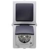 Kopp Nautic 138556008 - Interruttore/deviatore con presa ad incasso, ambienti umidi