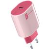 Cellularline Alimentatore da rete Cellularline Stylecolore Usb-C 20W/Bianco/Rosa