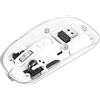 Manhattan Mouse Manhattan 190275 Wireless/Usb/Ottico/1600Dpi/4 tasti/Trasparente/Bianco [190275]
