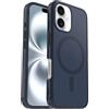 OtterBox Cover Symmetry Clear MagSafe per iPhone 16, Blu | Custodia con MagSafe Trasparente, resistente a urti e cadute, sottile, testata 3x norme MIL-STD 810G