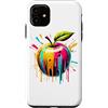 Laroli Aesthetic Art Custodia per iPhone 11 Colorato Pop Art Mela Mele