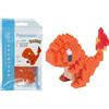 Bandai - Nanoblock - Charmander - Pokémon - Mini statuina in mattoncini - Gioco di costruzione - Kit di costruzione per la figura di Pokémon Charmander in stile pixel - NBPM002