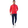 GIVOVA TUTA KING COTONE TERRY (POKER) ROSSO/BLU Tg. L