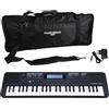 MusicalStore2005 Kit Tastiera per Medeli MK49, Borsa con Tracolla Compatbile Inclusa, Mini Tastiera 47 Tasti Nera - Perfetto per Bambini e Studenti