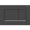 PLACCA DI COMANDO GEBERIT SIGMA 20 NERO OPACO E CROMO 115.883.14.1