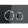 PLACCA DI COMANDO GEBERIT SIGMA 50 ROUND NERO E CROMO 115.884.SJ.1