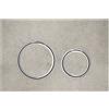 PLACCA DI COMANDO GEBERIT SIGMA 50 ROUND EFFETTO CEMENTO E CROMO 115.884.JV.1