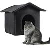 yanzisura Cuccia Gatti Esterno, Antimorso Impermeabile Cuccia Gatto Esterno,Cuccia Smontabile Per Cani Gatti,Casetta Per Gatti Da Esterno Adatto Per Animali Domestici Randagi