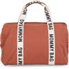 CHILDHOME Mommy Bag Borsa Fasciatoio con Materassino - Tela Terracotta Childhome
