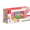 Nintendo Console Switch Lite Animal Crossing: New Horizons Isabelle Aloha edition corallo con gioco preinstallato e abbonamento 12 mesi Switch Onlin