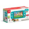 Nintendo Console Switch Lite Animal Crossing: New Horizons Timmy e Tommy Aloha edition turchese con gioco preinstallato e abbonamento 12 mesi Switch