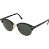 Ray-Ban Clubround RB4246 - 901 | Occhiali da Sole Graduati o Non Graduati | Prova Online | Unisex | Metallo, Plastica | Tondi, Browline | Nero | Adrialenti