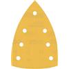 Bosch Professional 10x Carte abrasive Expert C470 con 7 fori (per Legno duro, Vernice su legno, 100x150 mm, Grana 400, accessorio Levigatrice palmare)