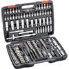 Vigor HAZET Set di chiavi a bussola ViGOR V2461 Set di utensili da 172 pezzi, azionamento: esagono e quadro, profili di uscita tra cui: Esagono interno ed esterno, scanalatura a croce e Pozidriv