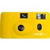 Yashica MF-1 Snapshot Art - Set di fotocamere con pellicola da 35 mm, Giallo