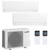 MITSUBISHI ELECTRIC CONDIZIONATORE MITSUBISHI MSZ-AY DUAL SPLIT 7000+9000 BTU INVERTER R32 MXZ-2F53VF A+++ WIFI