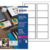 Avery Italia C32016-25 Biglietto da Visita, Stampabile Fronte/Retro, 10 Biglietti per Foglio, Confezione da 25 Pezzi, Bianco