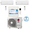 Lg Climatizzatore Condizionatore LG Libero Smart + Artcool Gallery LCD R32 Trial Split Inverter 7000 + 7000 + 9000 BTU con U.E. MU3R21 NOVITÁ Classe A+++/A+