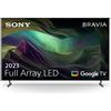 Sony BRAVIA Smart TV 65 Pollici 4K Ultra HD Display Full Array LED HDR sistema Google TV colore Nero - KD-65X85L