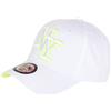 Hip Hop Honour Berretto NY Bianco e Giallo Fluo Trendy Visiere Baseball Broadwyx - Taglia: Taglia unica - Colore: Bianco - Uomo, bianco, taglia unica