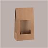 LUCGEL 20 Pz Scatola Cluster in Cartoncino Avana con Finestra 70x55x150 mm