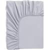 IlGruppone Lenzuolo sotto Jersey in Cotone Elasticizzato con Angoli disponibile in 3 misure - Singolo - Grigio