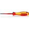 KNIPEX Giraviti per elettricisti (Slim) per viti con impronta a croce Phillips impugnatura isolante, in materiale bicomponente, 98 24 01 SL