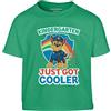 Paw Patrol Primo Giorno di Asilo - Chase Personaggi Maglietta T-Shirt Bambino 1-2 Anni Verde