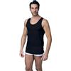 NOTTINGHAM 3 Pezzi Canotta Uomo VL700 Spalla Larga in Cotone Jersey (Nero, 4/M)