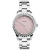 Sekonda Elizabeth Women's Quartz Watch 33mm with Stone Set Case, Analogue Display and Stainless Steel Bracelet