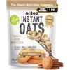 NÄTOO Farina di Avena Aromatizzata 1 Kg Instant Oats Farina Di Avena Istantanea Ideale come Preparato Per Pancake Proteici Porridge Oatmeal e Crepes Gusto Biscotto