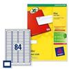 Avery L7656-100 - Mini etichette per stampante laser, 46 x 11,1 mm, confezione da 8.400, colore: Bianco