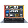 ASUS Zenbook Pro 16X OLED UX7602ZM, Notebook alluminio, Monitor Touch 16 OLED Glossy, Intel Core 12ma gen i7-12700H, RAM 32GB, 1TB SSD, NVIDIA GeForce RTX 3060 6GB GDDR6, Win 11 Home, Nero